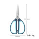 Zhang Xiaoquan scissors kitchen scissors household stainless steel scissors hand scissors multi-purpose scissors cutting cloth cutting paper office medium single handle household scissors 170