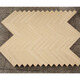 Ougejia neuer Dreischicht-Creme-Stil-Fischgramm 14mm fester Holzlaminatböden für umweltfreundliche wasserdichte Bodenheizung von Haushalten kann 9905-Herringbone-Größen-Hilfsmaterialien für Quadratmeter installiert werden