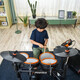 MEDELI Magic Shark Electronic Drum Professional Electric Drum Mesh Drum Plate Children's Beginner Grade Exam Performance Smart Electric Drum MZ528 5 Drums 4 Cymbals MZ528+AP66 Speaker丨Blue
