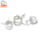 Baode Fengda Cro Elastic Clamp Stahlgürtel Hoop Federstahl Klemme Wasserrohröl Hoop 65 Manganstahl Klemme Q673 Rohrklemme M11x8x0.8 [50 Stücke]