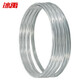 Bingyu Galvanized Iron Wire Industrial Construction Site Construction Wire Bundling Wire Tie No. 12 Thick 2.8mm 5kg Long About 103 Meters/Roll BYT-202