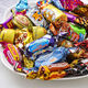 Other Russian mixed candies, Russian-style chocolate, mixed candies, New Year goods, shipped from the port, mixed candies 1000g, two packs