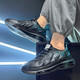 
PATAL VIETON Coconut Men's Shoes Spring and Autumn Mesh New Summer Sports and Casual Running Men's High-Enhanced and Versatile Daddy's Trendy Shoes Men Black and Green TK757 42
