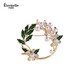 Eternelle French eternal original design brooch women's design compact collar pin brooch cardigan button corsage new style