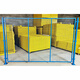 Nightingale factory warehouse isolation net workshop isolation net fence net protective net express sorting partition net wire mesh door guardrail yellow 2 meters high * 3 meters wide / one net and one column