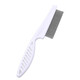 Bellega cat comb, dog mouth hair needle comb, straight comb to remove floating hair, dense tooth comb to remove fleas and dander, eye corner cleaning artifact, white large size