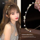 SO SOUL retro all-match pearl butterfly high-end headband female forest style super fairy pressure hairpin fine headband hair accessories butterfly love interval pearl headband