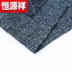 Hengyuanxiang (HYX) middle-aged and elderly men's velvet thickened sweater cardigan for the elderly and grandpa knitted sweater coat loose large size warm dad wear high-end brand special price broken code dark gray high-end brand special price broken code 180/96A