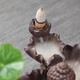 Yuxuan Zisha Tea Pet Backflow Incense Burner Zen Lotus Sandalwood Incense Burner Incense Home Indoor Agarwood Antique Thread Incense Burner Incense Road Creative Ornaments Zen Lotus--Little Tathagata Gold