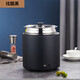 Venus Dry Warm Soup Pot Commercial Warm Porridge Pot Buffet Restaurant Electric Heating Water-free Insulation Pot Electric Heating Soup Stove Insulation Bucket