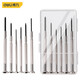 Deli Precision Small Cross Slotted Screwdriver Combination Set 6-piece Laptop Watch Glasses Repair Screwdriver Set 6-piece Clock Drift Set with Metal Handle DL3206