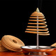 Dongzhitiandi retractable stainless steel incense disc incense tower incense stand sandalwood disc incense stand incense burner tower incense insert incense device mosquito coil disc incense disc 2 pieces