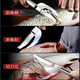 Stainless steel fish killing knife to remove fish scales, fish maw knife, fish scale scraping artifact, fish maw knife to kill fish, 4th generation upgrade, 3 times sharper/multi-purpose, thickened and durable, I
