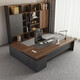 Shuxuan (SHUXUAN) boss desk office desk simple modern executive desk president desk manager desk office furniture office desk and chair combination 1.8 meters boss desk + side cabinet