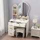 Naiyu internet celebrity dressing table bedroom mini small apartment princess modern simple dressing table economical multi-functional dressing table 60 cm white love mirror + free stool