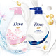 Dove Deep Shower Gel Long-lasting Fragrance Set Deep 1kg+Sakura 1kg free 300g+190g