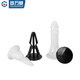 Guwanji flat bottom isolation column PC board isolation column plastic rivet spacer column plastic buckle support column buckle type padding column RC white RC-3 (100 pieces)