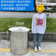 OUOETY不锈钢油桶食用油食品级304桶商用带盖圆桶加厚水桶80大容量70cm 超厚直径80高70cm347升装水695斤