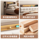 
Yu Feiqi Nordic Solid Wood Bed Double Bed Multi-function High Box Night Light Storage Charging Bed 9901# Bed + Environmentally friendly Brown Pad [0 Glue] 1.5*2.0m (high box with tail withdrawal)
