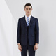 BAROMON anti-wrinkle and iron-free suit men's jacket business light formal suit men's suit top single suit navy blue-single top 175A (single top)