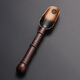 He Jiagong Tea Ceremony Zero Matching Golden Tea Spoon Tea Spoon Black Sandalwood Bamboo Spoon Shovel Measuring Spoon Household Black Sandalwood Bamboo Tea Spoon