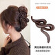 Senqi hairpin women's back hairpin large hairpin hair volume multi-head accessories light luxury high-end hair shark hairpin hair accessory F2404 dark coffee color