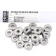Mini mini cojinetes importados en Japón, modelo de precisión motor de alta velocidad, rodamientos de tracción en las cuatro ruedas pequeños 681-6800-692-6900 681XZZ (L-415ZZ) Tamaño 1.5*4*2
