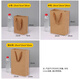 Forty thousand kilometers (40000KM) 10 pieces of kraft paper gift packaging bags, National Day, Mid-Autumn Festival gift bags, business meeting souvenir handbags, tea handbags, paper bags