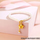 Zokai yellow 18K gold pendant star necklace simple and versatile birthday gift D08726