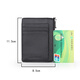 Oufan Kati ultra-thin small card holder men's genuine leather women's bank card holder card holder document bag card bag business card holder driver's license leather case black