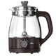 Bear Tea Maker Health Kettle Steam Spray Glass Thickened Black Tea Maker Tea Kettle Small Mini Office Tea Steamer Fully Automatic Tea Stove Electric Kettle ZCQ-A10X1 Basic Edition 1L