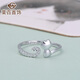 Caibai Jewelry Platinum Ring Pt950 Platinum Cat Ring Fashionable Women's Ring Ring Price BJ Platinum Ring Approximately 1.91g