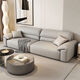 Italian minimalist cowhide sofa genuine leather home modern simple sofa large and small apartment leather art sofa living room straight row selected anti-fouling cat scratch leather 1.25m single seat multi-color optional