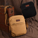 Casa-kupsck Herrenbag Freiheitsgeschäft Multifunktionstasche Herren One-Shoulder Crossbody Bag Canvas Sports Backpack Koreanische Version 1098 Khaki