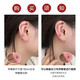 Su Shiliu Ear stick plastic invisible ear studs for women transparent black ear acupuncture students anti-occlusion ear stick round head ear piercing set 60 transparent round head ear studs + ear plugs