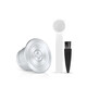 Nespresso coffee capsule reusable shell recyclable stainless steel capsule shell diy stainless steel single hole capsule (spoon brush included)