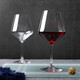 Spiegelau Poetry Cup, German imported red wine glass, non-lead crystal glass, household tall wine glass, flat bottom water glass, Burgundy wine glass 640ml 2 pieces