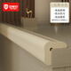 BEIDELI anti-collision strips for infants and young children, anti-collision protective strips, glue-free, widened and thickened, beige L-shaped 4 meters