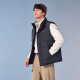 Tambor down jacket men's short fashion versatile stand-up collar warm outer wear down vest TF336007 mountain gray 185