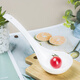 Sky Top large ceramic spoon rice spoon bone china pure white household tableware Mago 1 piece