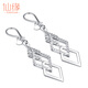 Xianyuan Pt950 platinum earrings for women, platinum earrings, platinum earrings, earrings, earrings, fashionable birthday gifts for girlfriend, PT950 earrings, about 3.7 grams, free certificate