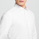 Мужская рубашка с длинными рукавами Youngor, для молодых мужчин, белая рубашка, теплая рубашка на подкладке из смесового хлопка с тенселем, тот же стиль, что и в торговом центре, белая однотонная YLBN115574BBA 41