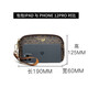 Crocodile shirt double zipper wrist bag classic presbyopia casual ladies handbag gift for wife V1686 camel color