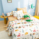 Jie Liya (grace) baby summer cool quilt children's summer quilt pure cotton air-conditioned quilt core summer single kindergarten washable thin quilt Dinosaur Cute Travel Notes 110X150cm about 1.1Jin Jin equals 0.5kg