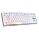 CHERRY Cherry MX8.2TKL mechanical keyboard wireless Bluetooth three-mode gaming e-sports color light backlight 87-key laptop comes with arms box three-mode white brown axis comes with arms box