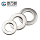 Guwanji 304 stainless steel metal gasket round flat washer ultra-thin flat washer retaining ring enlarged washer meson washer national standard M6x10x1 100 pieces