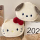 Beautiful cute coin wallet cartoon cute small wallet student Japanese ins girl heart storage ccd camera bag white fish tail coin wallet