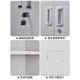 Yutian Tenglong five-section file cabinet voucher cabinet financial accounting storage cabinet office locker split cabinet iron file cabinet split five-section file cabinet regular style