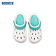 ROOKIE children's shoes, boys' and girls' clogs, summer new children's shoes, including replaceable midsoles, casual sandals, feather white/black 28 29, suitable for feet 17.5-18cm long