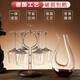 DELISOGA red wine glass set for home Bordeaux luxury creative crystal glass decanter large wine goblets 2 pieces-Crystal-Bordeaux 500ml